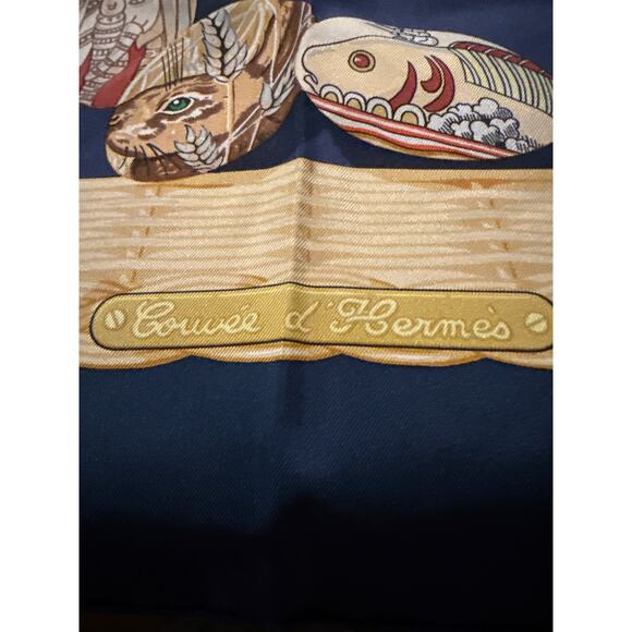 Hermes Couvee d'Hermes Silk Scarf - Picture 2 of 5